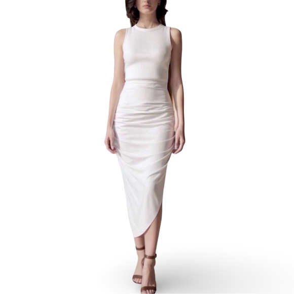 VERONICA BEARD Finca Ruched Dress - Picture 15 of 15